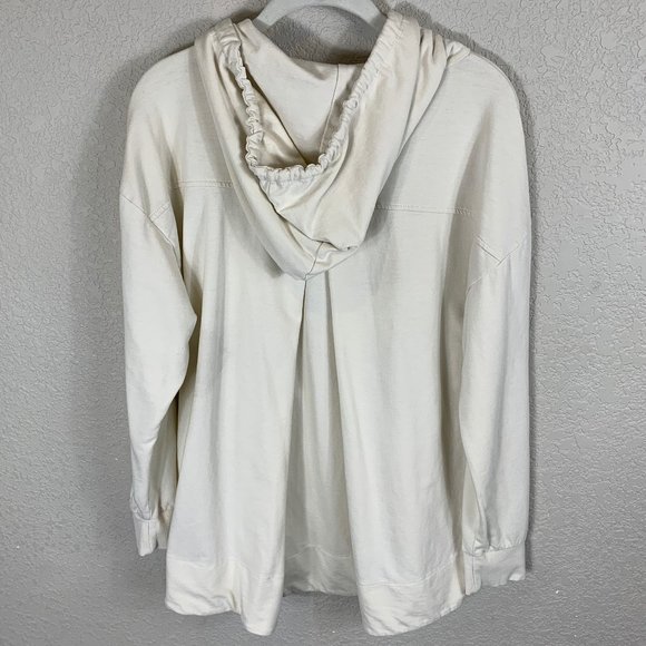 Z Supply Chicago Hoodie in Bone - Small - Picture 7 of 7